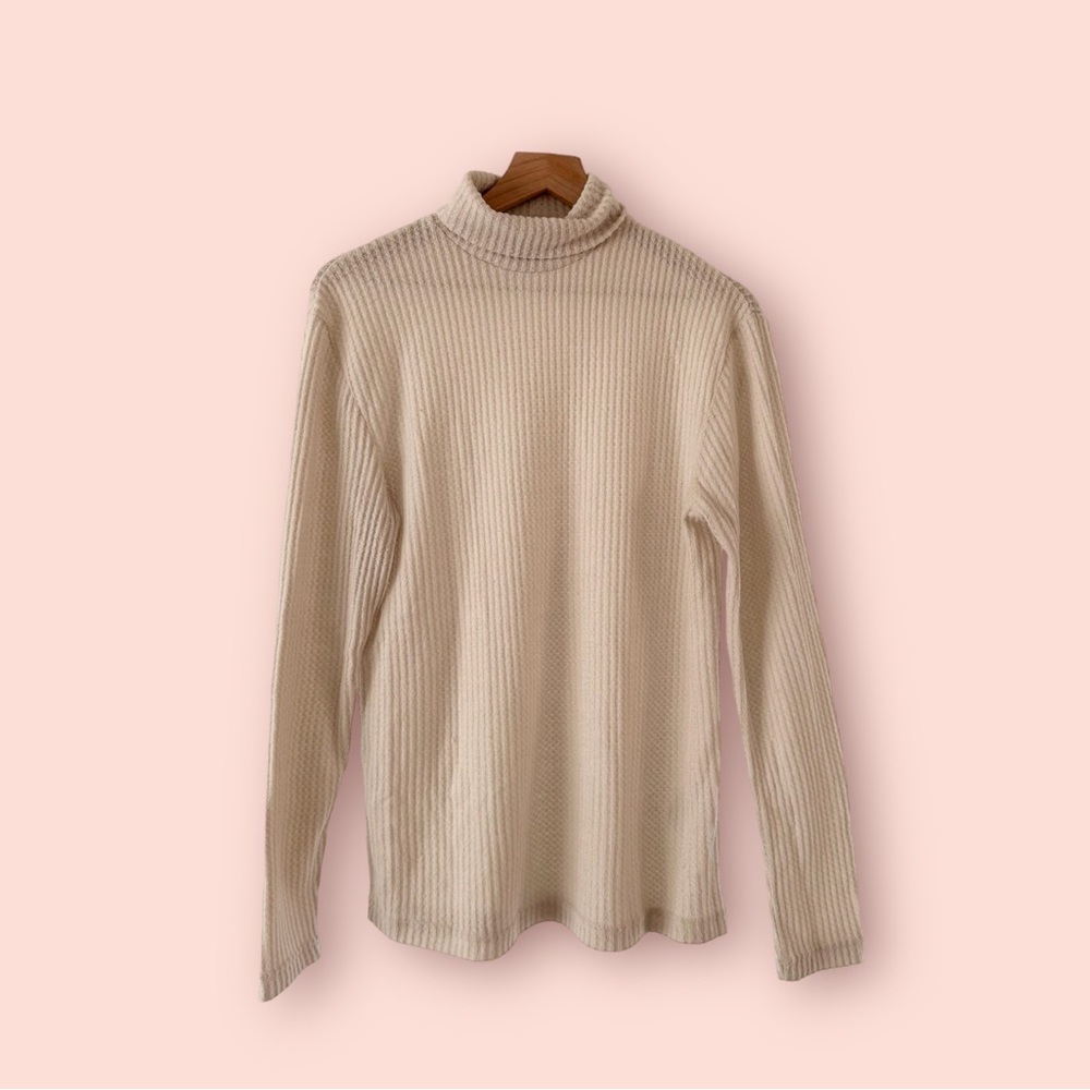UO Waffle Turtle Neck